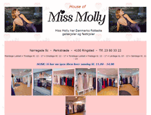 Tablet Screenshot of missmolly.dk